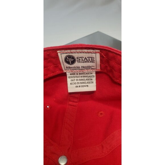 State Traditions American Needle Cap Hat Mississippi State Outlined Red Adjustab - Picture 7 of 7